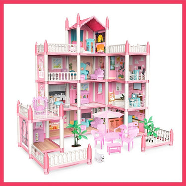 Casa de muñecas Wonderland | Mundo mini mágico - Castillo de princesa DIY con iluminación LED
